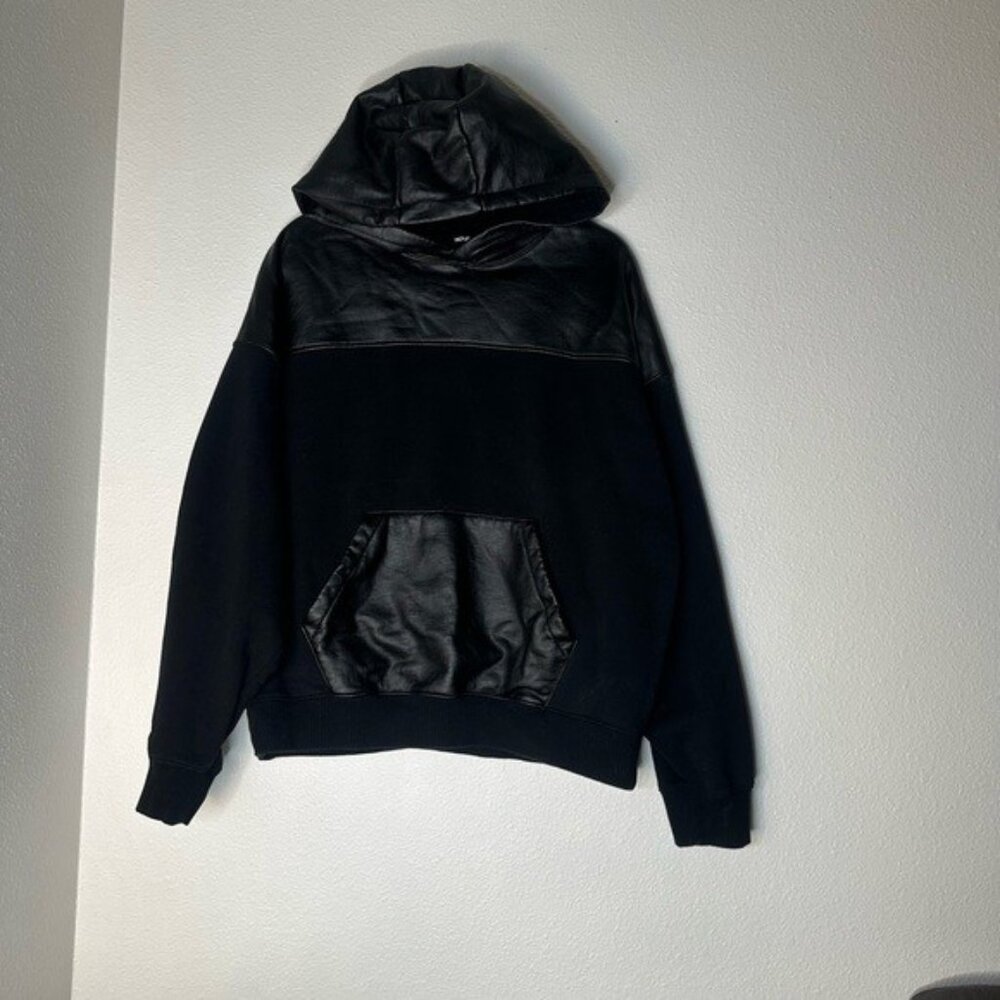 Fashion nova leather matching set.